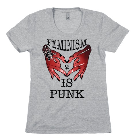 Feminism Is Punk Womens T-Shirt