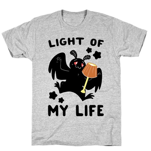 Light of my Life - Mothman and Lamp T-Shirt