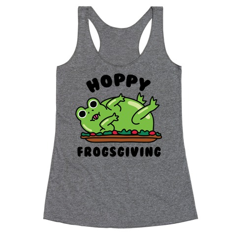 Hoppy Frogsgiving Racerback Tank Top