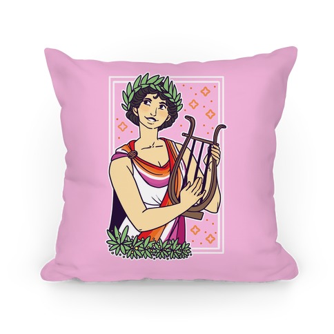 Sappho, Our Lady of Lesbians Pillow