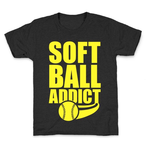 Softball Addict Kids T-Shirt