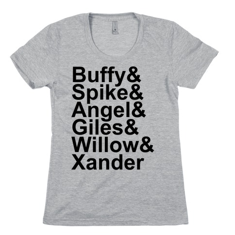 Buffy Names Womens T-Shirt
