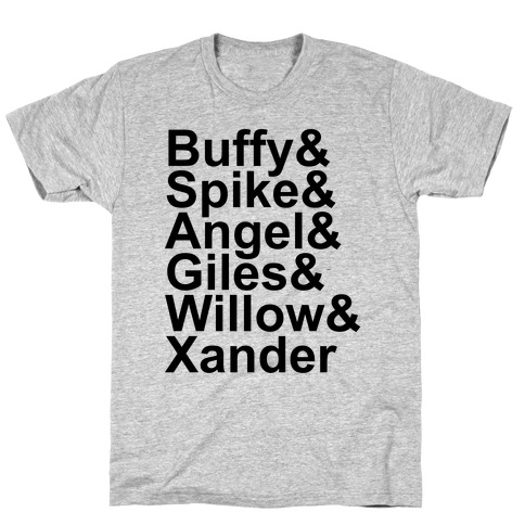 Buffy Names T-Shirt