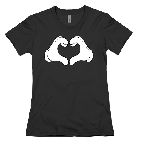 Heart Hands Womens T-Shirt