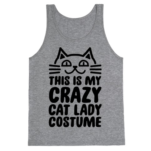 This is my Crazy Cat Lady Costume Tank Top