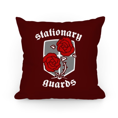 Stationary Guards Crest Pillow