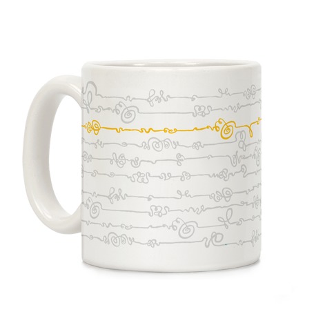 Scribble Doodle Pattern Coffee Mug
