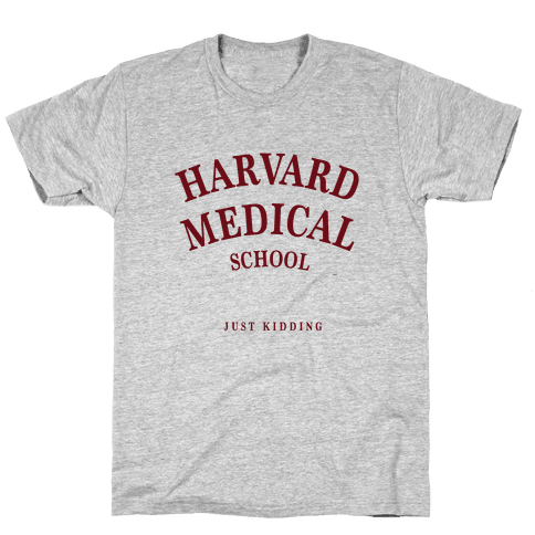 harvard medical t shirts