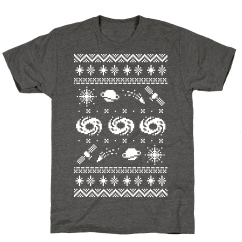 Interstellar Christmas Sweater Pattern T-Shirt