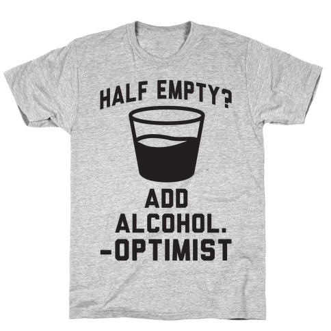 Alcohol is Like a Push-up Bra for my Personality Funny Meme Short-Sleeve  Unisex T-Shirt