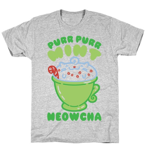 Purr Purr Mint Meowcha T-Shirt