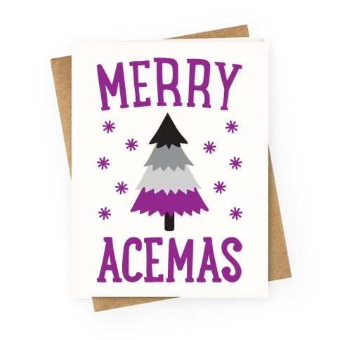 Merry Acemas Greeting Card