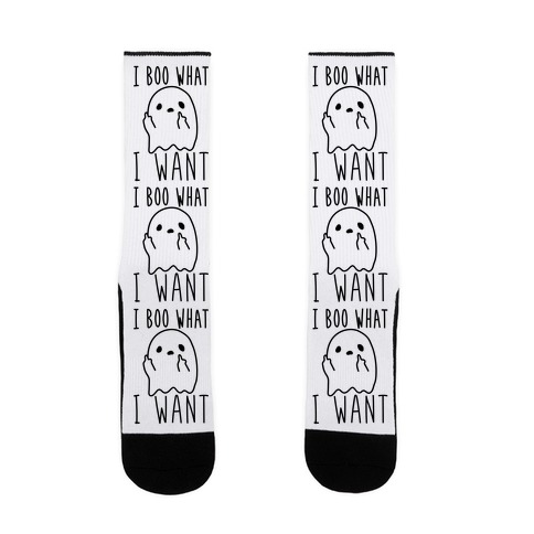 I Boo What I Want Sock