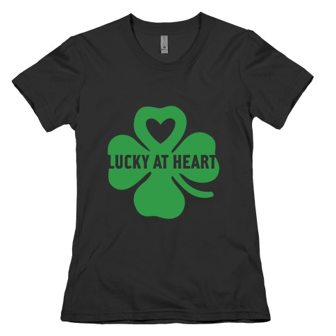 Lucky at Heart Womens T-Shirt