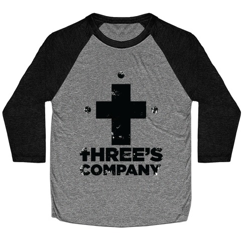 Three's Company Baseball Tee