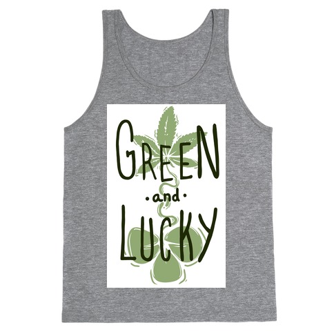 Green and Lucky Tank Top