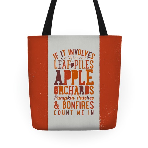 Fall will likely see more apples in bags and totes