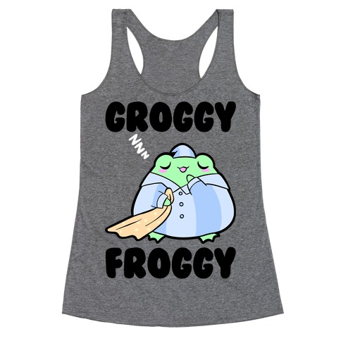 Groggy Froggy Racerback Tank Top