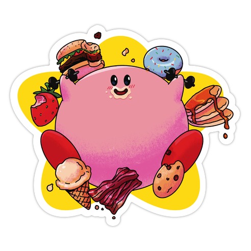 I'm into Fitness (Kirby) Die Cut Sticker