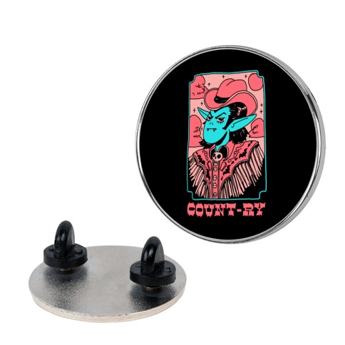 Count-ry Vampire Pin