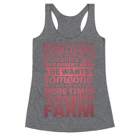 That Country Love Racerback Tank Top