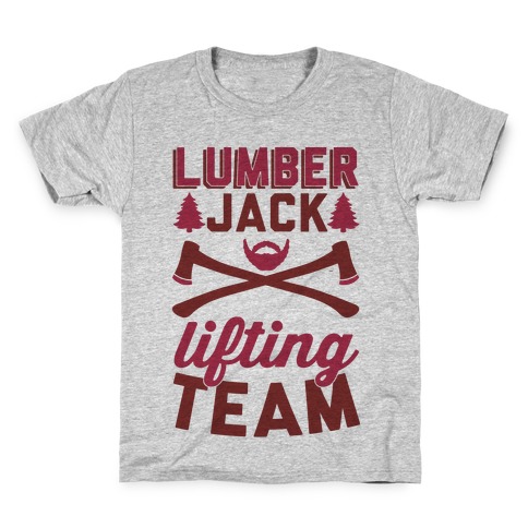 Lumberjack Lifting Team Kids T-Shirt