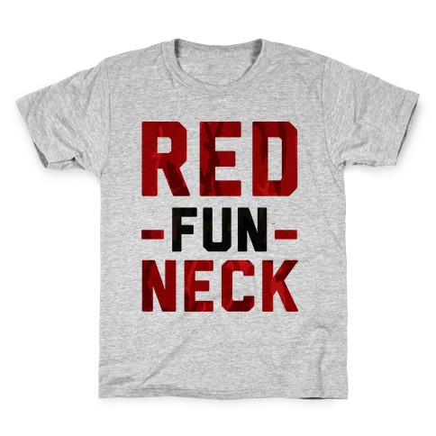 Red Fun Neck Kids T-Shirt