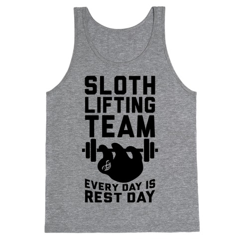 Sloth Lifting Team Tank Top