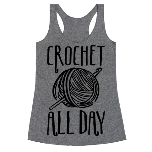 Crochet All Day Racerback Tank Top