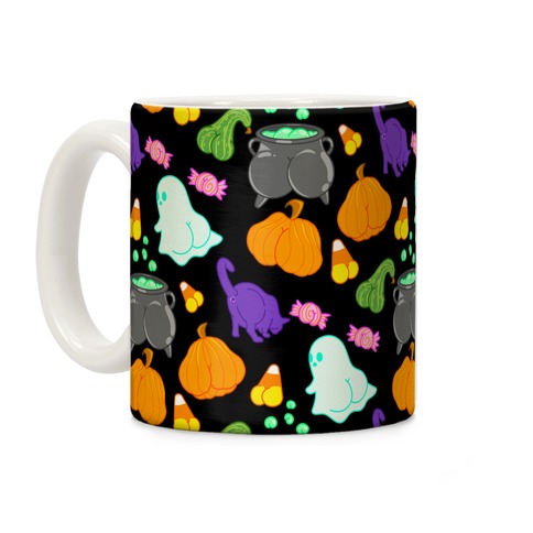 Spooky Booties Pattern Coffee Mug