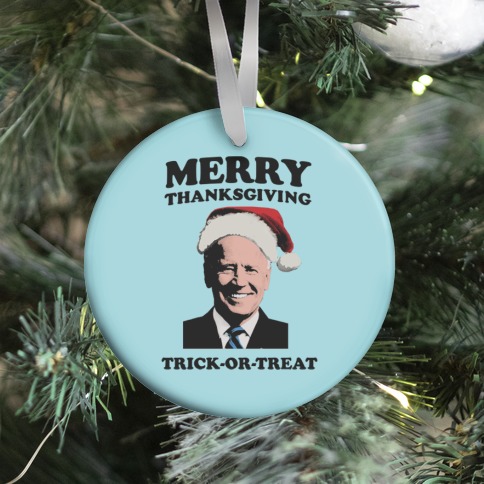 Merry Thanksgiving, Trick or Treat Ornament