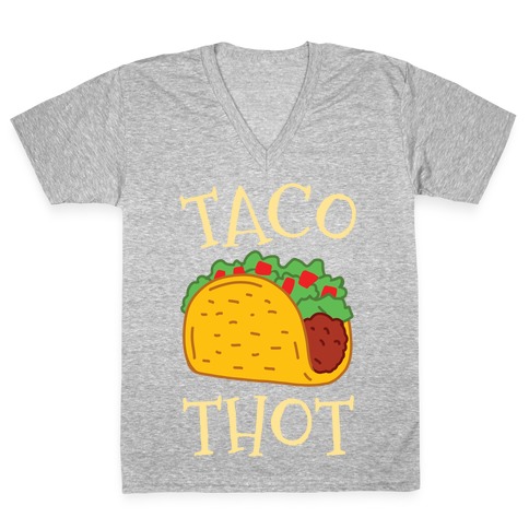 Taco Thot V-Neck Tee Shirt