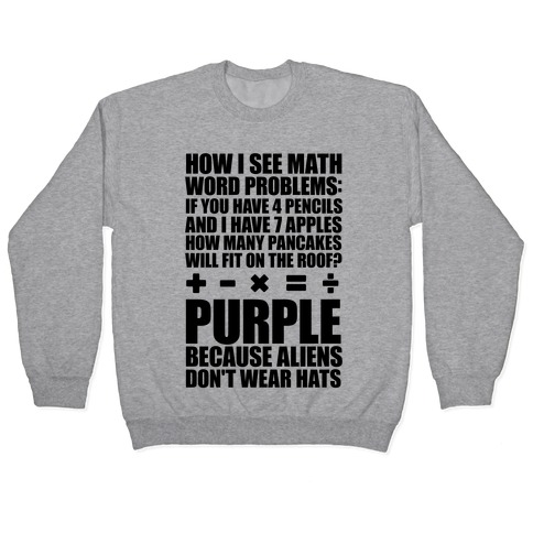 how i see math word problems funny