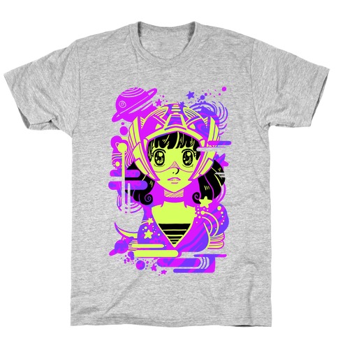 Neon Anime Space Cadet T-Shirt