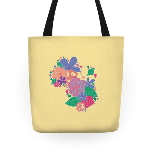 Flower Garden Tote (Yellow) Tote