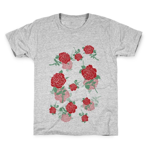 Falling Roses Kids T-Shirt