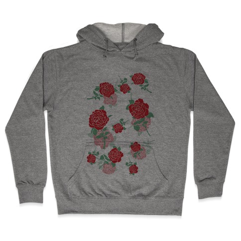 Falling Roses Hooded Sweatshirt
