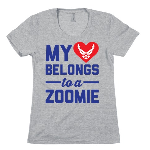 My Heart Belongs To A Zoomie Womens T-Shirt