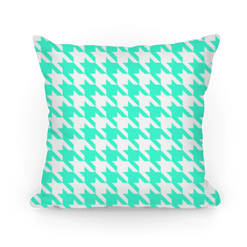 Stylish Houndstooth Pattern Pillow
