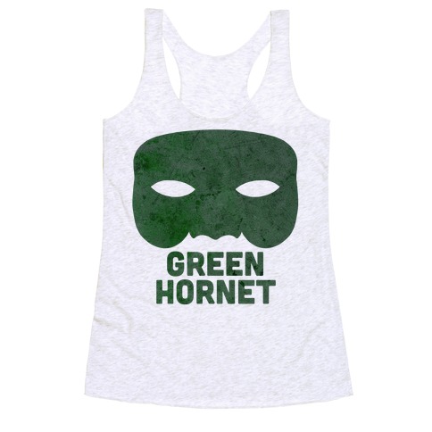 Green Hornet (Paired) Racerback Tank Top
