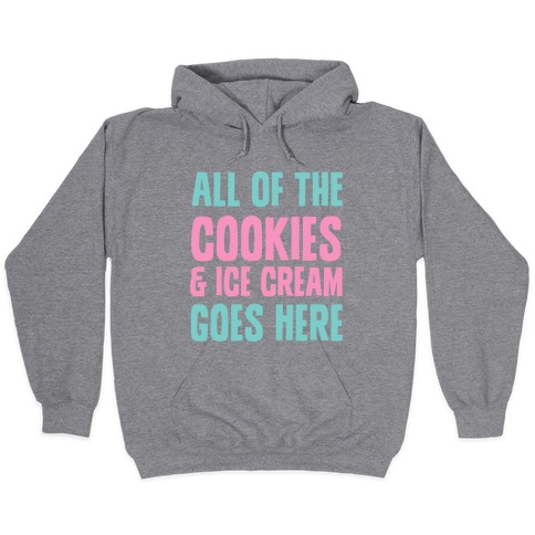 ice cream zip up hoodie