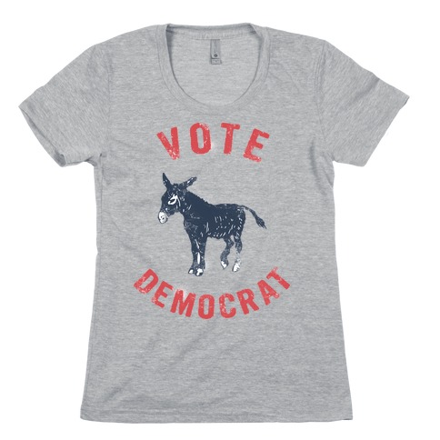 Vote Democrat (Vintage democratic donkey) Womens T-Shirt