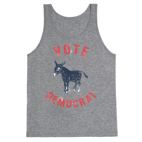 Vote Democrat (Vintage democratic donkey) Tank Top