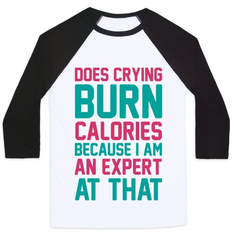 does crying burn calories