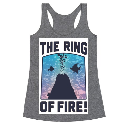 The Ring of Fire (V-Neck) Racerback Tank Top