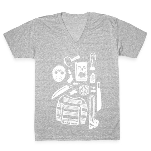 Slasher Slumber Party Kit V-Neck Tee Shirt