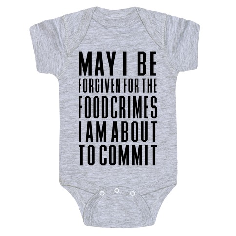 Food Crime Baby One-Piece