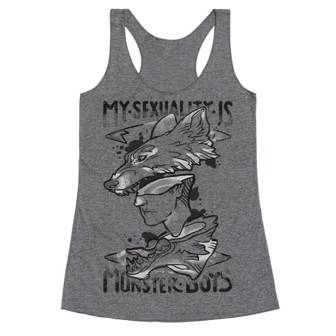 My Sexuality Is Monster Boys Racerback Tank Top