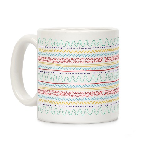 Yarn Pattern Coffee Mug