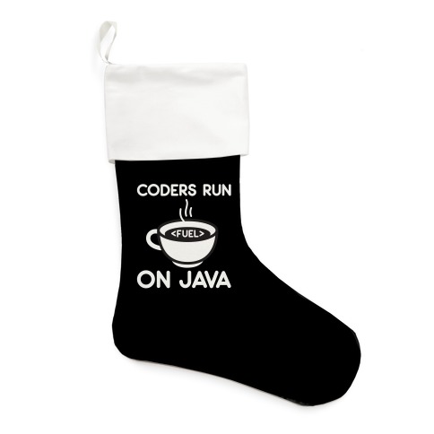 Coders Run On Java Stocking